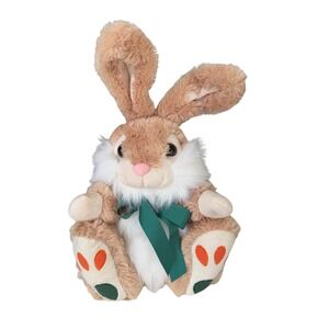 Vintage Animal Adventure Plush Bunny Rabbit 15" Brown Stuffed Toy 2004